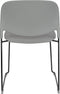ANLI STYLE CHAIR STACKS GREY