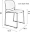 ANLI STYLE CHAIR STACKS LIVER