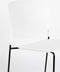 ANLI STYLE CHAIR STACKS WHITE