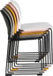 ANLI STYLE CHAIR STACKS WHITE