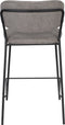 ANLI STYLE COUNTER STOOL JOLIEN BLACK/GREY