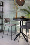 ANLI STYLE COUNTER STOOL JOLIEN BLACK/GREY
