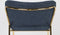 ANLI STYLE COUNTER STOOL JOLIEN GOLD/DARK BLUE