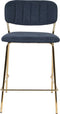 ANLI STYLE COUNTER STOOL JOLIEN GOLD/DARK BLUE