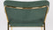 ANLI STYLE COUNTER STOOL JOLIEN GOLD/DARK GREEN