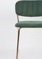 ANLI STYLE COUNTER STOOL JOLIEN GOLD/DARK GREEN