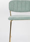 ANLI STYLE COUNTER STOOL JOLIEN GOLD/LIGHT GREEN