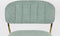 ANLI STYLE COUNTER STOOL JOLIEN GOLD/LIGHT GREEN