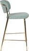 ANLI STYLE COUNTER STOOL JOLIEN GOLD/LIGHT GREEN