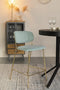 ANLI STYLE COUNTER STOOL JOLIEN GOLD/LIGHT GREEN