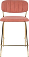 ANLI STYLE COUNTER STOOL JOLIEN GOLD/PINK