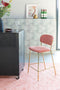 ANLI STYLE COUNTER STOOL JOLIEN GOLD/PINK