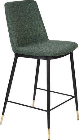ANLI STYLE COUNTER STOOL LIONEL DARK GREEN