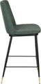 ANLI STYLE COUNTER STOOL LIONEL DARK GREEN