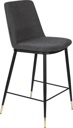 ANLI STYLE COUNTER STOOL LIONEL DARK GREY