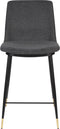 ANLI STYLE COUNTER STOOL LIONEL DARK GREY