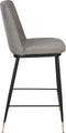 ANLI STYLE COUNTER STOOL LIONEL LIGHT GREY