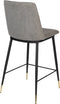 ANLI STYLE COUNTER STOOL LIONEL LIGHT GREY