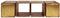 AnLi Style Dressoir 2D brass