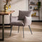 AnLi Style Eetkamerfauteuil Lobby - Antraciet Velours