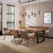 AnLi Style Eetkamerfauteuil Lobby Champagne Velours