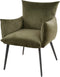 AnLi Style Eetkamerfauteuil Lobby Groen Velours