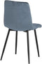 AnLi-Style Eetkamerstoel Donatello Velvet Blue