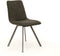 AnLi Style Eetkamerstoel gestreept plat frame Antraciet