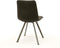 AnLi Style Eetkamerstoel gestreept plat frame Antraciet