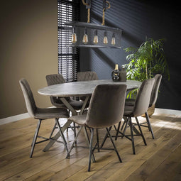 AnLi Style Eetkamertafel ovaal 200
