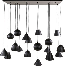 AnLi Style Hanglamp 18L XXL metalen kap