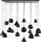 AnLi Style Hanglamp 18L XXL metalen kap