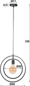 AnLi Style Hanglamp 1L Turn around