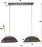 AnLi Style Hanglamp 2x dome waterhyacint