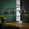 AnLi Style Hanglamp 3L halfronde kap-industrial tube
