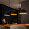 AnLi Style Hanglamp 3L halfronde kap-ribbel