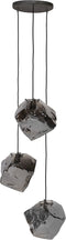 AnLi Style Hanglamp 3L rock chromed getrapt