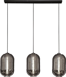 AnLi Style Hanglamp 3L tub chromed glass