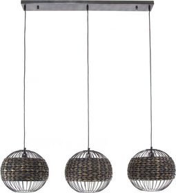 AnLi Style Hanglamp 3x bol waterhyacint