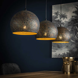 AnLi Style Hanglamp 3xØ25 punch bol