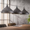 AnLi Style Hanglamp 3xØ32 punch trechter