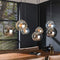 AnLi Style Hanglamp 4+3 multi globe XL