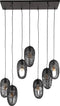 AnLi Style Hanglamp 4+3 open oog wire