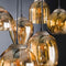 AnLi Style Hanglamp 4+3L mix - Chromed glas