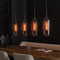AnLi Style Hanglamp 4L smoke glas-geperforeerd staal