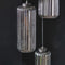AnLi Style Hanglamp 5L getrapt cilinder rib smoke