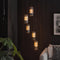 AnLi Style Hanglamp 5L getrapt cilinder rib smoke
