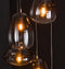 AnLi Style Hanglamp 5L getrapt mix glass shaded