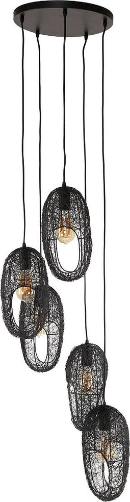 AnLi Style Hanglamp 5L open oog wire