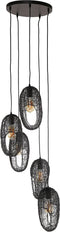 AnLi Style Hanglamp 5L open oog wire